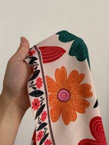 Maweii Große Größen Halter Tropical Muster Top & Rock 2-teiliges Set, lässige Strandresort Kleidung für den Sommer - Verschiedenfarbig - Übersicht 7