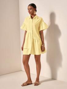 Zivah 女士度假/春季穿搭/海滩穿搭/海滩/波西米亚风/女士/女士音乐节穿搭/锐舞派对/女士复活节穿搭/复古富家女风/乡村音乐会穿搭/外出穿搭/仙女风/音乐节穿搭/女士机场穿搭 - 黃色 - 查看 6