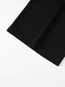 SHEIN CURVE+ 大码夏季休闲撞色拼布印花衬衫和裤子两件套