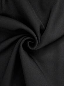 Miaspire 女士纯色休闲两件套：短袖系带上衣和裤子