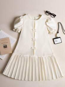 SHEIN Elegant And High-Quality Summer Teen Girls Dress