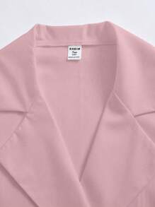 2 件套优雅少女领背心上衣和高腰褶皱裤套装，适合婚礼花童和伴娘的休闲装