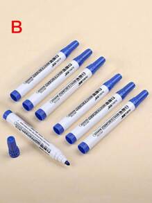 10pcs Large Capacity Whiteboard Pens, Erasable & Quick Drying Water Based Markers, Refillable Back To School