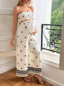 SHEIN Maternity Two Pieces Suits - Multicolor - View 5