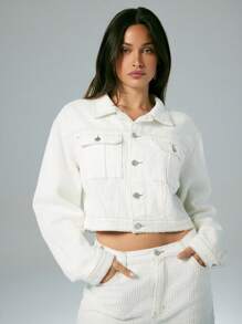 Denimoi 优质牛仔布对比缝线牛仔夹克