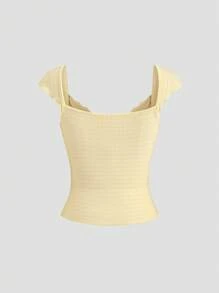 Sweetra 全新系带性感女士短袖T恤