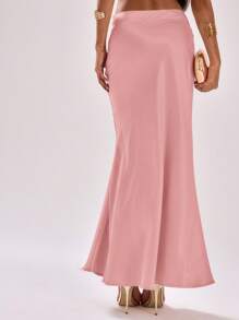 MUSERA Low Rise Slim Fit Maxi Skirt Spring Summer Boho, Elegant, Holiday Vacation