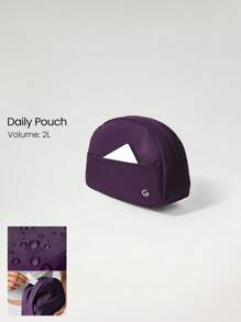 GLOWMODE 2L Travel Mate All Small Things Essentials Dual-Pocket Organizer Travel Pouch - Bold Plum - View 1
