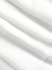 SHEIN MOD White Bohemian Style Strapless Dress, Suitable For Music Festivals, Vacation, Country Style - White - View 5