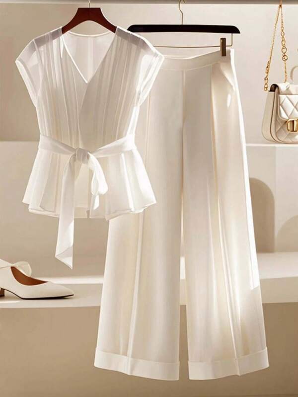 SHEIN Women Two Pieces Outfits For Daily Wear