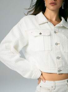 Denimoi 优质牛仔布对比缝线牛仔夹克