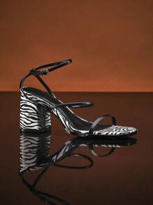 SHUZIA Women's Fashion Daily Versatile Ankle Strap Block Heel Sandals - Multicolor - View 6