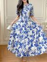 Blue and White