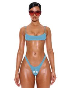 Musera Resort 超微型吊带比基尼上衣仅限夏季春季假日度假性感伊比沙岛沙滩装