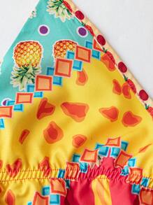 INAWLY Women's Vacation Backless Sexy Zebra Print Halter Neck Dress - Multicolor - View 4