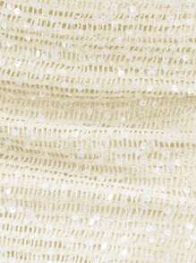 Musera Resort 低腰亮片针织迷你裙罩衫 波西米亚风 伊比沙岛 可爱性感 度假 夏季 海滩 泳装