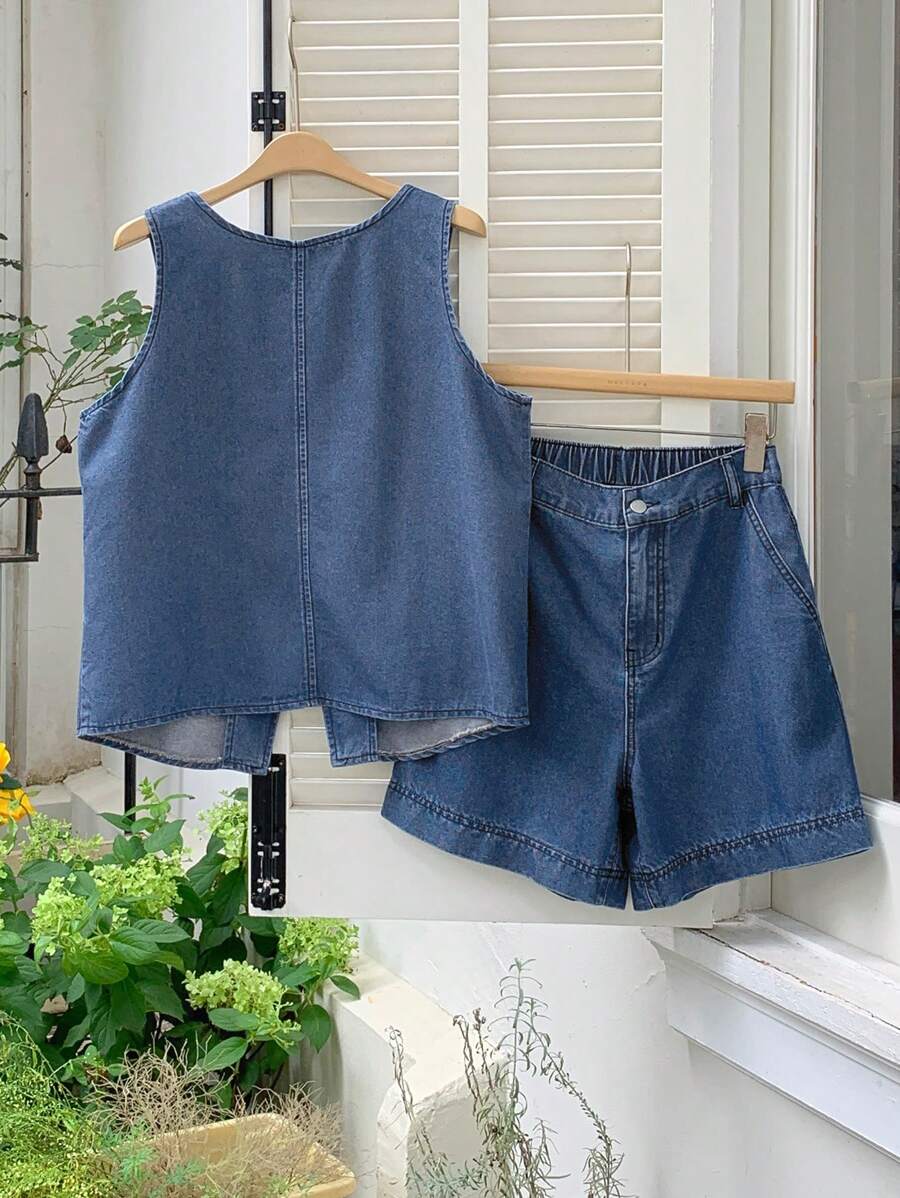 DAZY 女士牛仔两件套服装