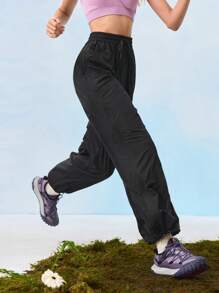 In My Nature Damen Lässig Shorts mit Kordelzug Taille, einfarbig für den Outdoor-Bereich