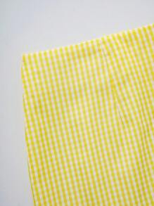 SHEIN Unity Women Two Pieces Outfits For Daily Wear - Yellow - View 3
