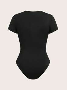 SHEIN Girlism Tween Girl 3 Pieces Set: Short Sleeve Camisole & Shorts - Black - View 9