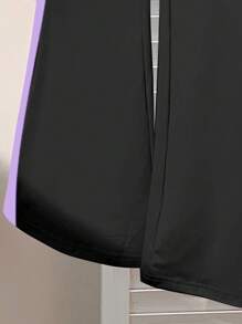 SHEIN Conjunto de 2 piezas de niña preadolescente de top de manga corta y pantalones minimalista casual, adecuado para el verano