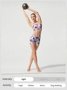 GLOWMODE Sujetador deportivo con tirantes cruzados FeatherFit™ para gimnasio - Multicolor - Ver 5