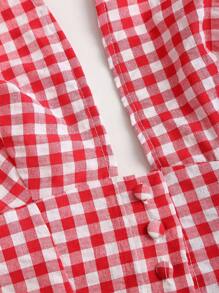 Sweetra Women Two Pieces Outfits For Daily Wear - Red - View 4