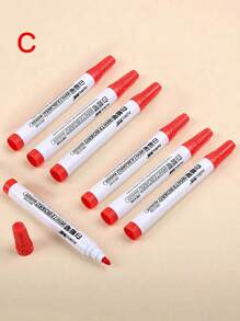 10pcs Large Capacity Whiteboard Pens, Erasable & Quick Drying Water Based Markers, Refillable Back To School