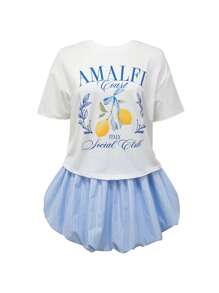 Sundraya Women Two Pieces Outfits For Daily Wear - White - View 3