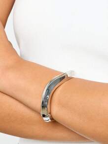 AiiRZ Pulseras de cadena para mujer - Plateado - Ver 3