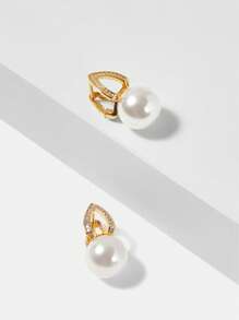 MOTF PREMIUM 仿珍珠耳骨夹 - 白色 - 查看 6