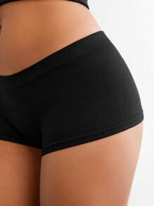 Ocili Bộ 5 quần lót dệt kim liền mạch Hipster dành cho nữ - màu đen - Xem 8