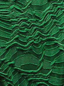 SHEIN Unity Colorful Beaded Textured High Waist Solid Color Bikini Swimsuit For Summer Beach Vacation - Green - View 7
