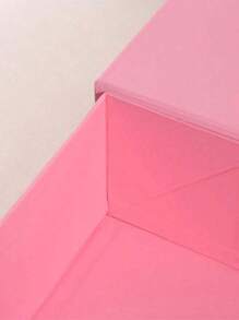 SHEIN 1pc Ribbon Gift Box With Bow Folding Box Style Cosmetic Gift Box For Birthday Presents And Holiday Gifts Valentine's Day Mother's Day Graduation