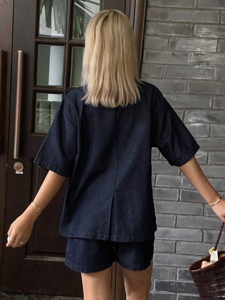 Women Denim Two Pieces Outfits