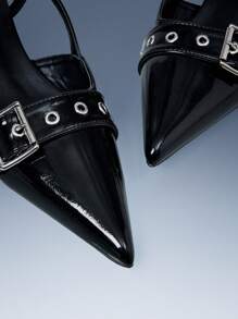 Cuccoo CUCCOO GRLICON Women's Y2K Punk Style High Heel Pumps, Suitable For Motorcycle, Cool Girl, Halloween, Christmas, Party Outfits