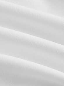 SHEIN MOD Pantaloncini da donna con vestibilità ampia, con decorazione floreale a blocchi di colori in 3D