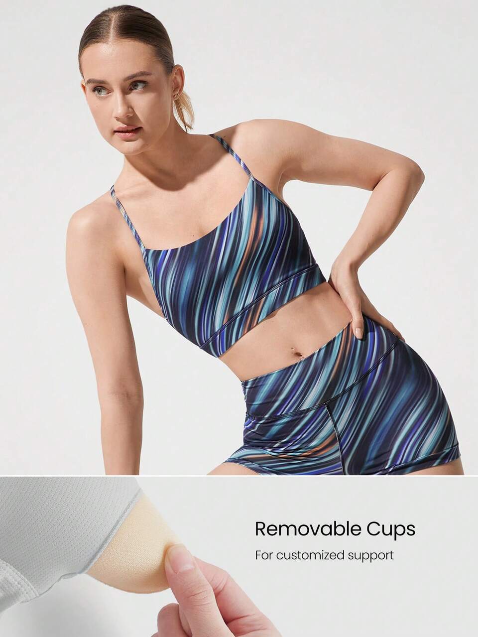 FeatherFit™ Square Neck Y-Back Bra