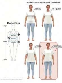 Women Plus Size Dark Gray V-Neck Side Split Loose Casual Short Sleeve T-Shirt - Dark Grey - View 6