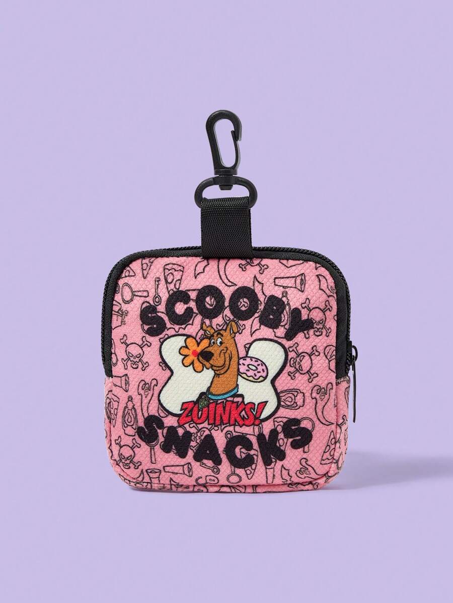 SCOOBY-DOO X SHEIN Multi-Functional Coin Purse With Lock And Zipper Pocket, Coin Storage And Organizer Pouch, Suitable For Both Men And Women - Multicolor - View 1