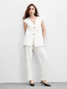 CUCCOO BIZCHIC 女士酒红色蝴蝶结装饰高跟鞋，后跟带设计，适合春季、春假、复活节和圣诞节穿着。 - 黑色 - 查看 2