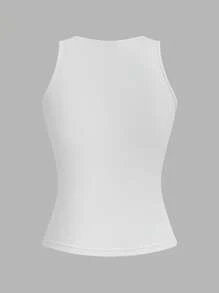 SHEIN EZwear Bộ 4 áo crop top gợi cảm cho nữ, phù hợp cho mùa hè - Nhiều màu - Xem 4