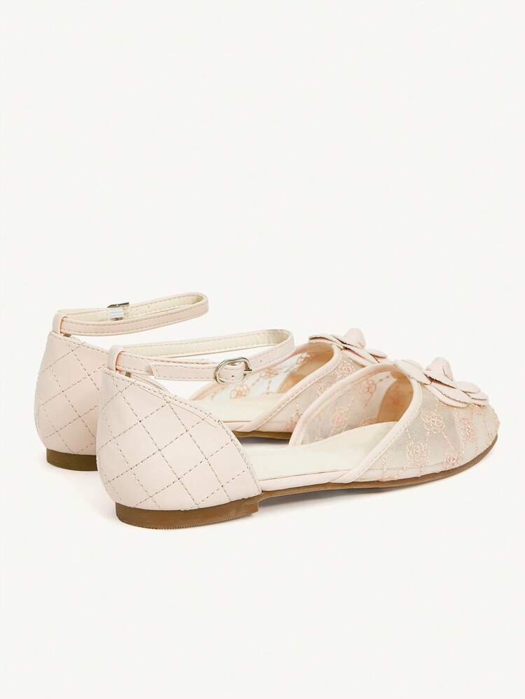 CUCCOO CHICEST Round Toe Comfortable Flower Decor Elegant Women Flat Shoes
