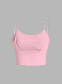 SHEIN Essnce 2 piezas, Paquete de tops casuales y minimalistas sin mangas para mujer, adecuados para el verano