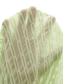 SHEIN Clasi Plus Size Women Green Lace Patchwork Elegant Camisole & Tank Top, Valentine's Day