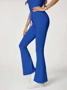 TaskEZ Scrub Sets,Women's Fashion Casual Sports Scrub Tops, Business Women Clothing, Women's Summer Tops Multi-Occasion Wear Versatility, Women's Summer Beach Shirts,Workout Clothes Women Scrub Sets For Women Women S Scrubs Scrub Set Nurse Scrub Sets Women - Blue - View 3