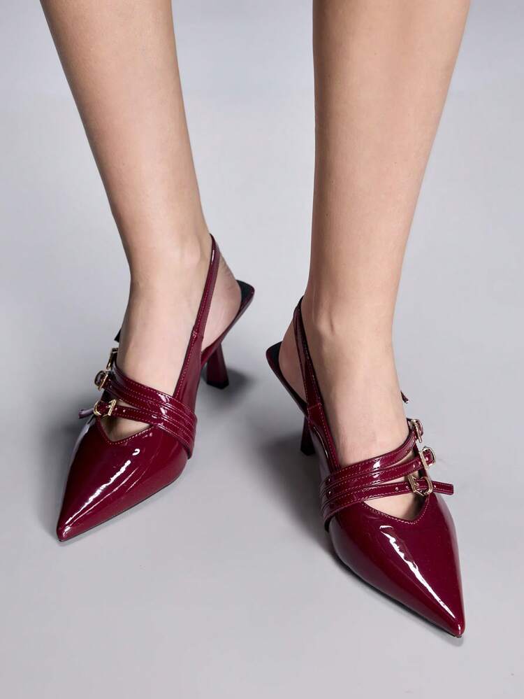 CUCCOO GRLICON Women's Y2K Punk Style High Heel Pumps, Suitable For Motorcycle, Cool Girl, Halloween, Christmas, Party Outfits