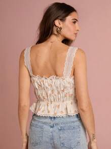 Enchnt 简约时尚女士夏季吊带背心 - 橘色 - 查看 6