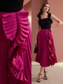 MOTF PREMIUM RÜSCHEN FALTIGER SPALTROCK