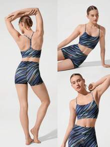 GLOWMODE FeatherFit™ Square Neck Y-Back Bra - Multicolor - View 7